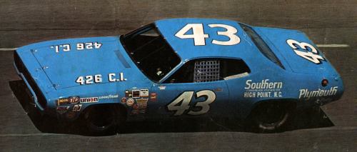 CD_782-C #43  Richard Petty   Plymouth Roadrunner  1:25 scale DECALS 